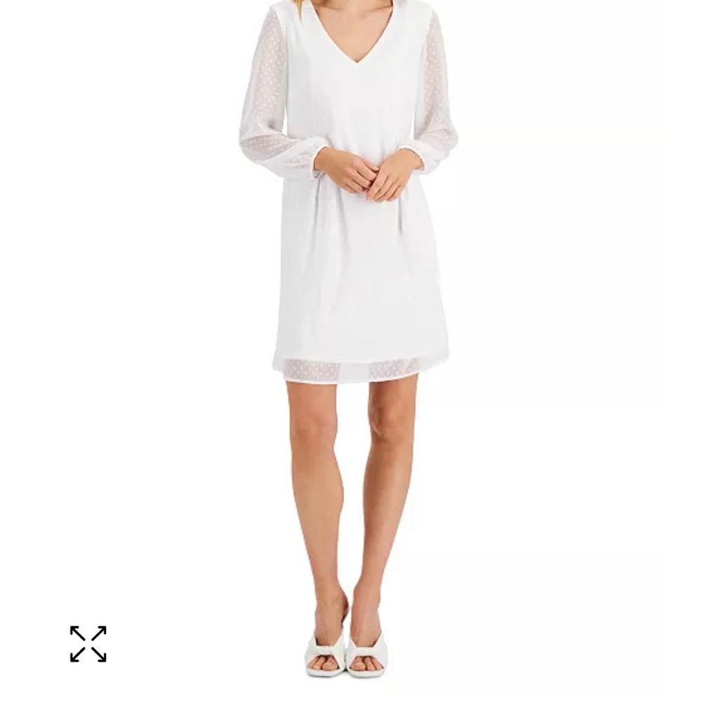 NWT INC Womens Tie Back Lace Dress